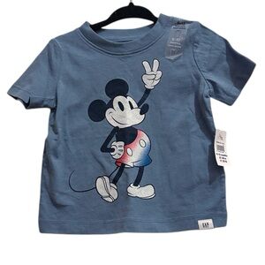 NWT GAP 6–12 Months Mickey Mouse Shirt